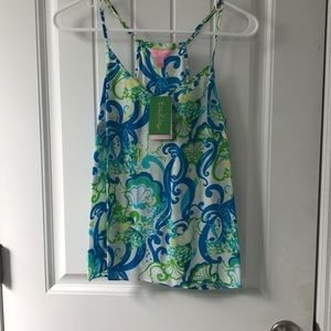 Lilly Pulitzer chiffon tank top